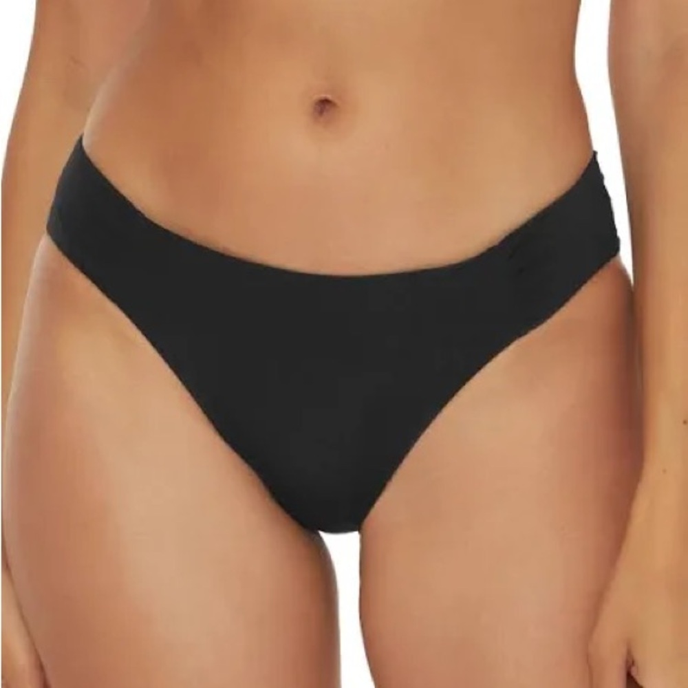 Becca Adela Hipster Bikini Bottom in Black Large NWT